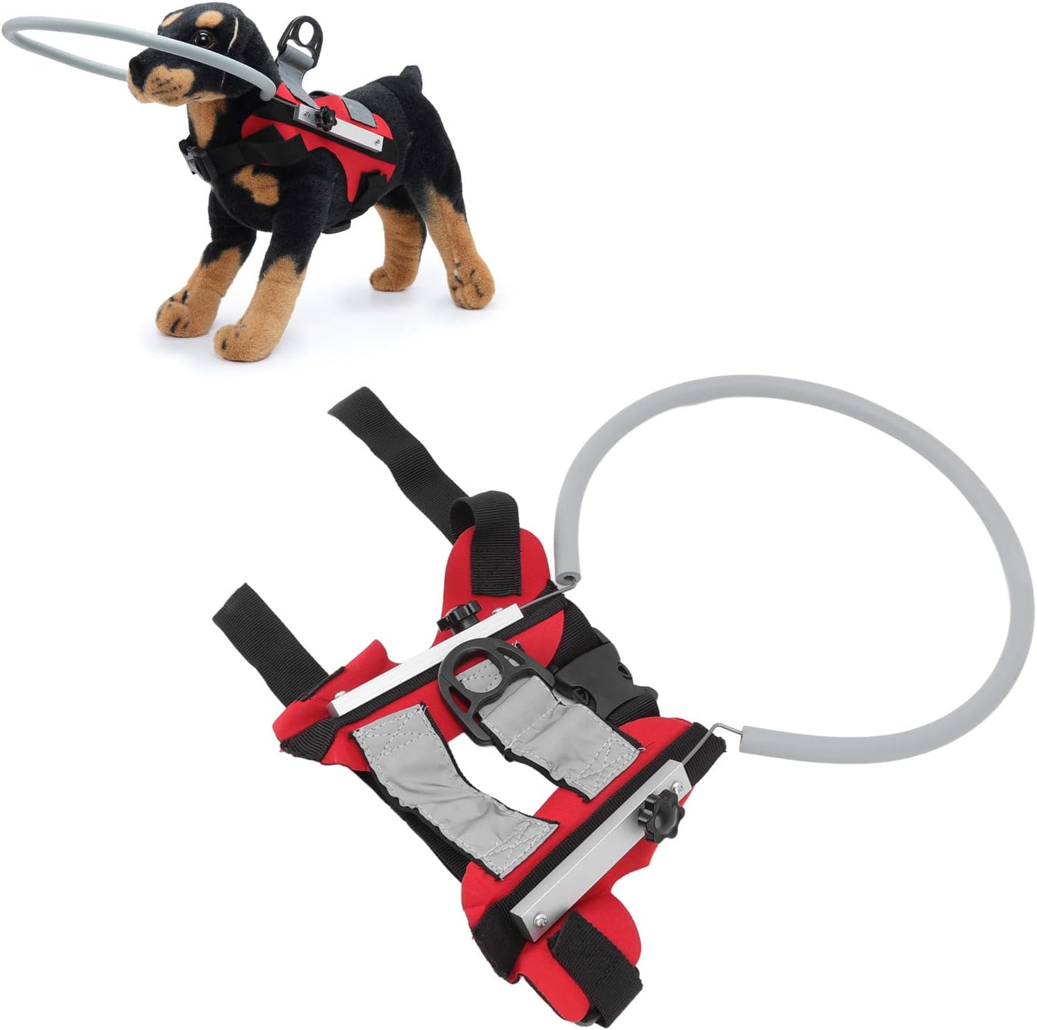 Anillo protector para perro ciego, arnés para perro ciego, dispositivo de guía para mascotas, anillo anticolisión para perros ciegos para evitar