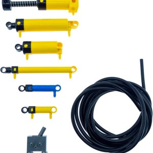 8 piezas neumáticas, bomba neumática, cilindro neumático, tubo neumático, válvulas neumáticas, bomba de mano neumática, paquete neumático compatible 8 piezas neumáticas, bomba neumática, cilindro neumático, tubo neumático, válvulas neumáticas, bomba de mano neumática, paquete neumático compatible