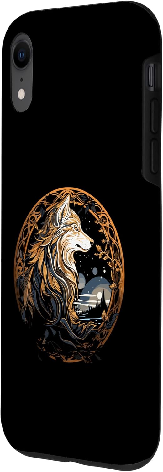 iPhone XR Fenrir Wolf Viking Scandinavian Pride Norsemen Odins Wolf Case
