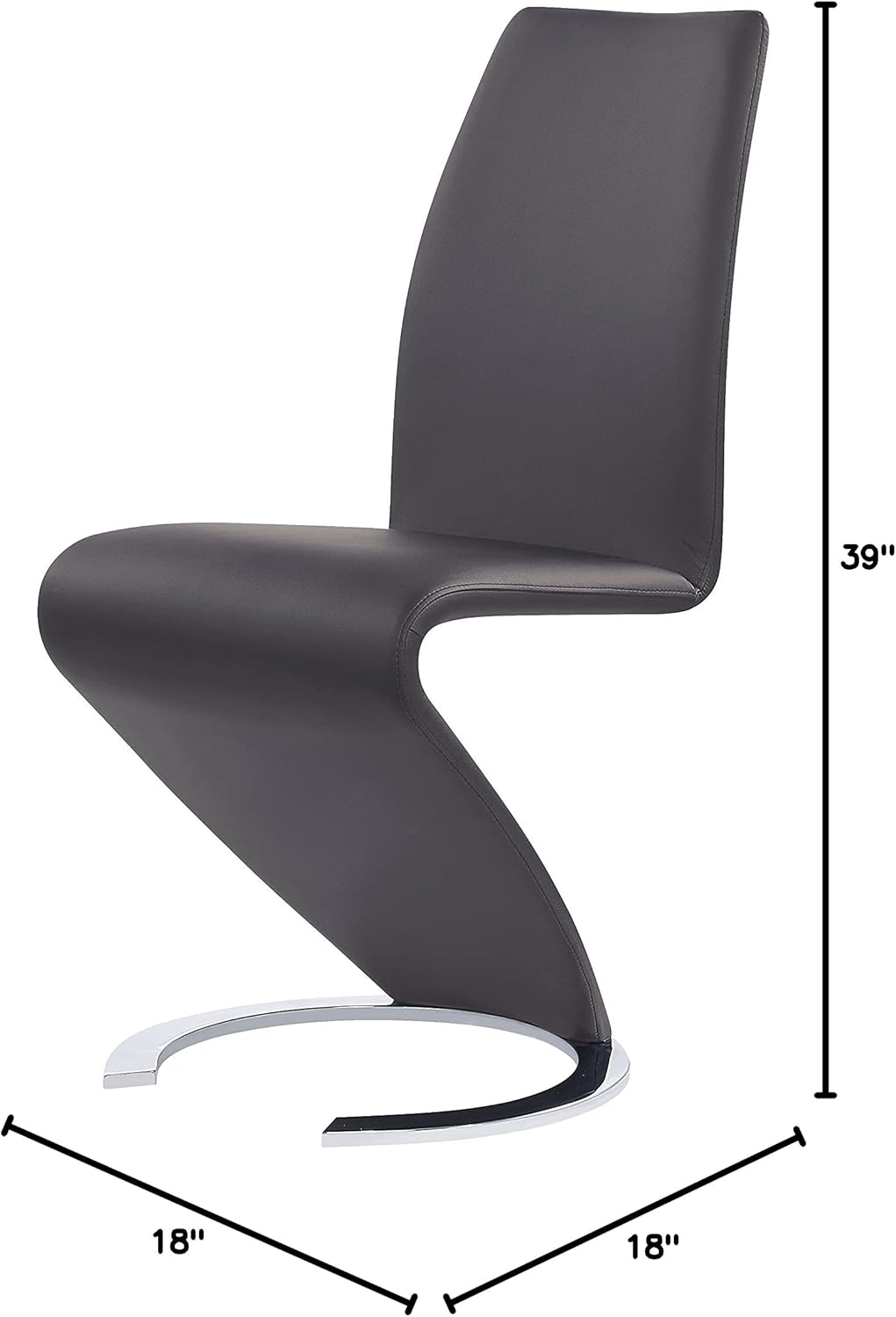 Global Furniture USA Silla de comedor, gris