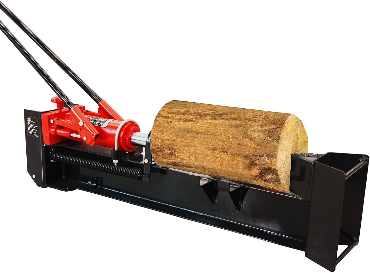 BIG RED ATGS012 Torin Divisor hidráulico de troncos Divisor de madera manual duradero con viga horizontal de acero completo, máquina que ahorra mano