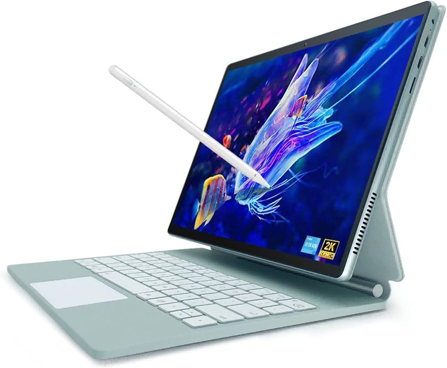 Docooler T30Pro – Computadora portátil con pantalla táctil IPS 2K de 13 pulgadas, 16 GB de RAM 512G-1T SSD, computadora de aprendizaje de oficina