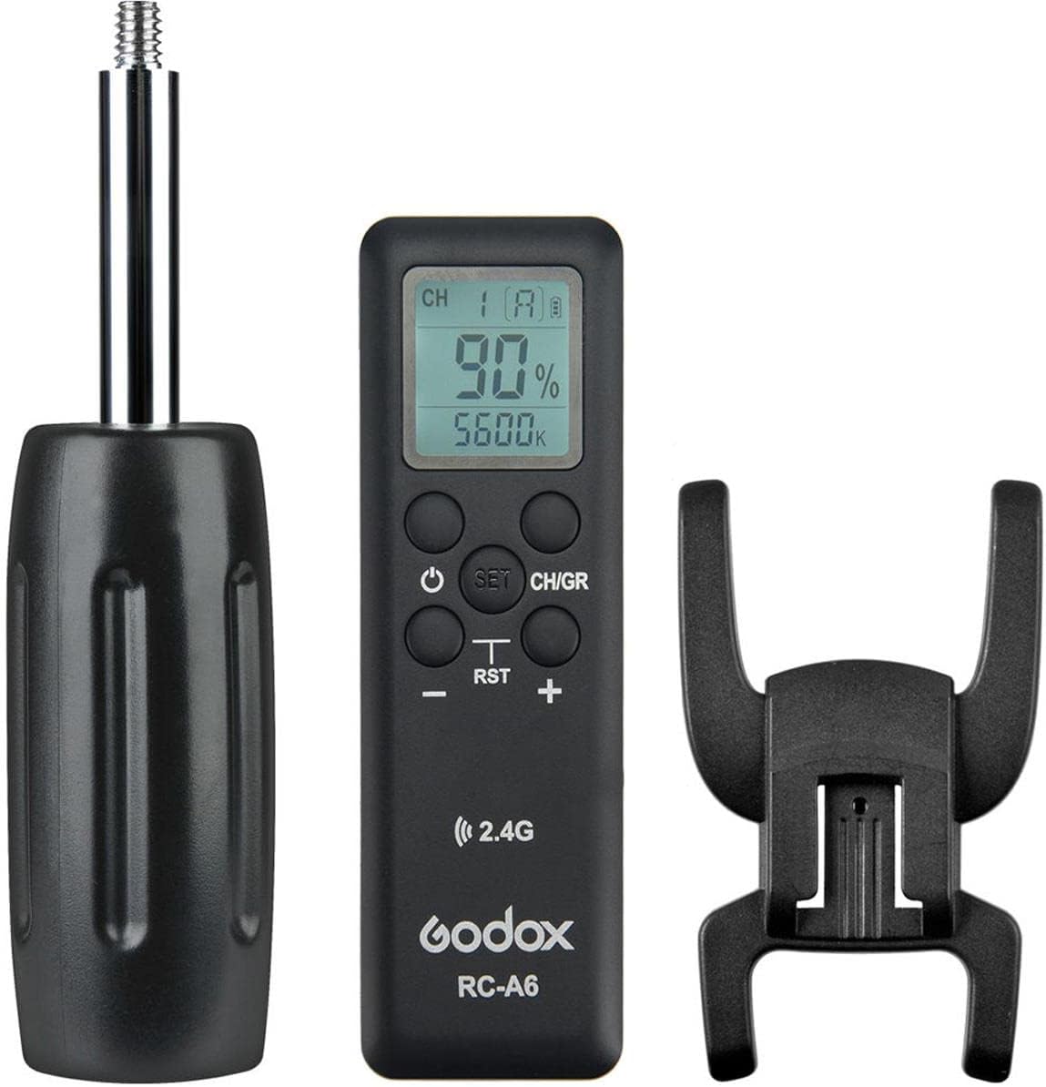Godox LF308Bi Temperatura bicolor LED Flash Luz de Fotografía Lámpara de relleno Luz de video 3300K-5600K 18W Smartphone APP2.4G Control inalámbrico