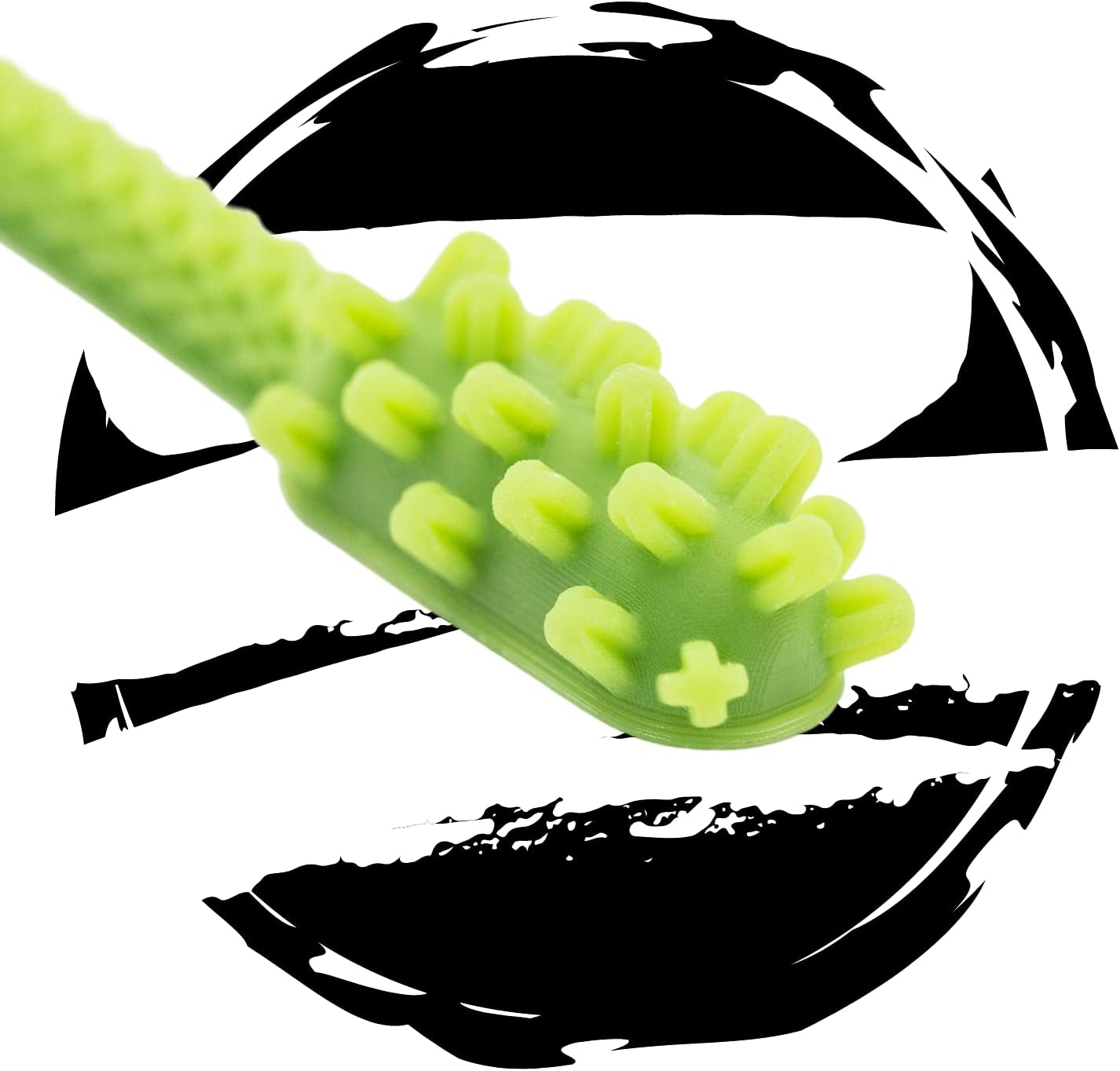 DENTURE DART V3 (cepillo de dientes para quitar adhesivo dental) (verde)