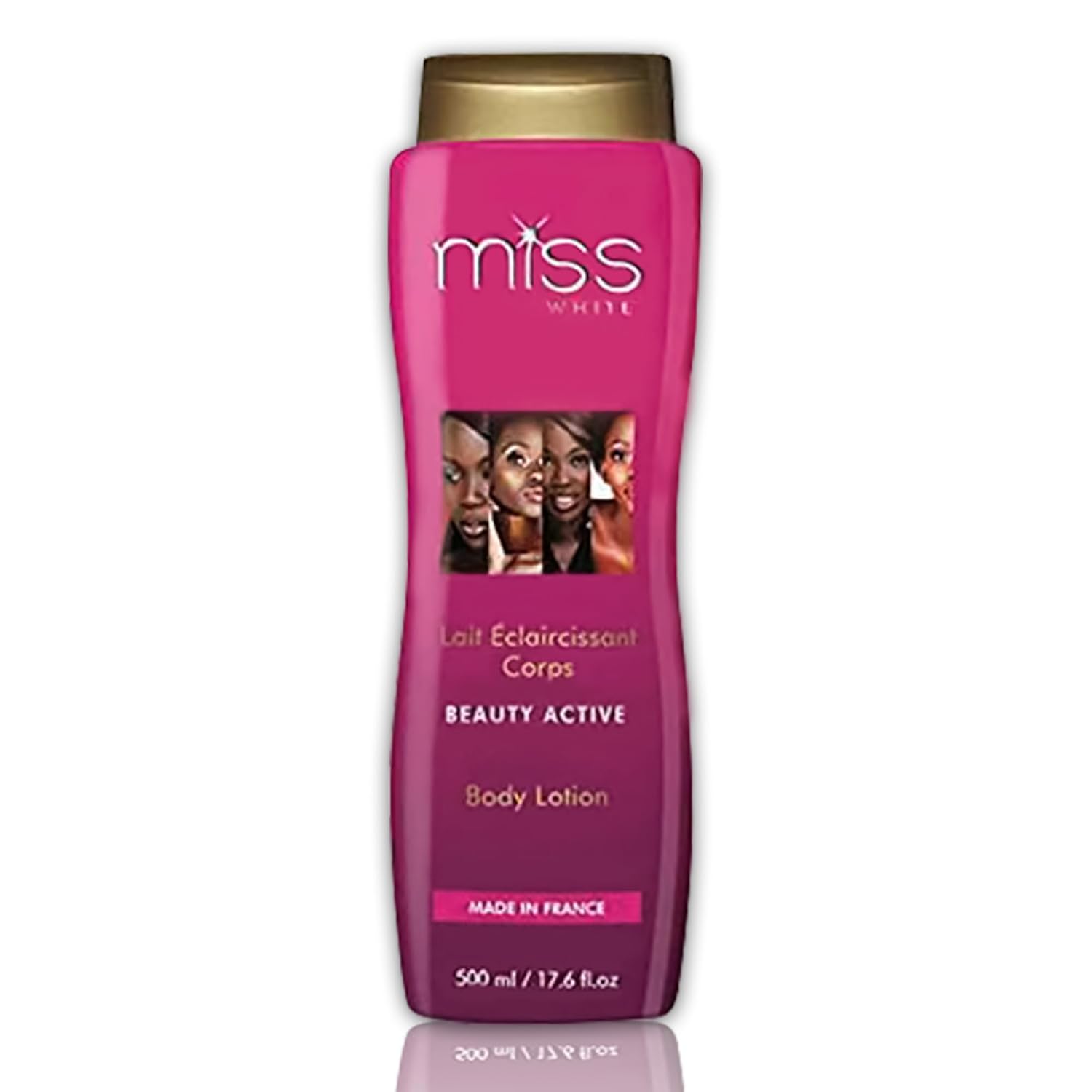 FAIR & WHITE -Miss White, Loción Corporal Iluminadora para la Piel  13.5 Fl oz  13.5 fl oz  Loción Hidratante, Ayuda a Reducir los pigmentos en