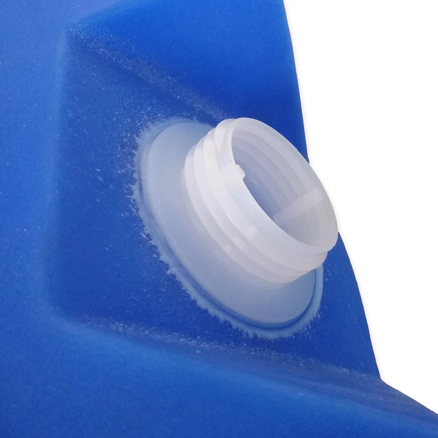 Tanque de almacenamiento de agua de emergencia apilable de 30 galones, 2 tanques y kit de tratamiento de agua, plástico de grado alimenticio sin