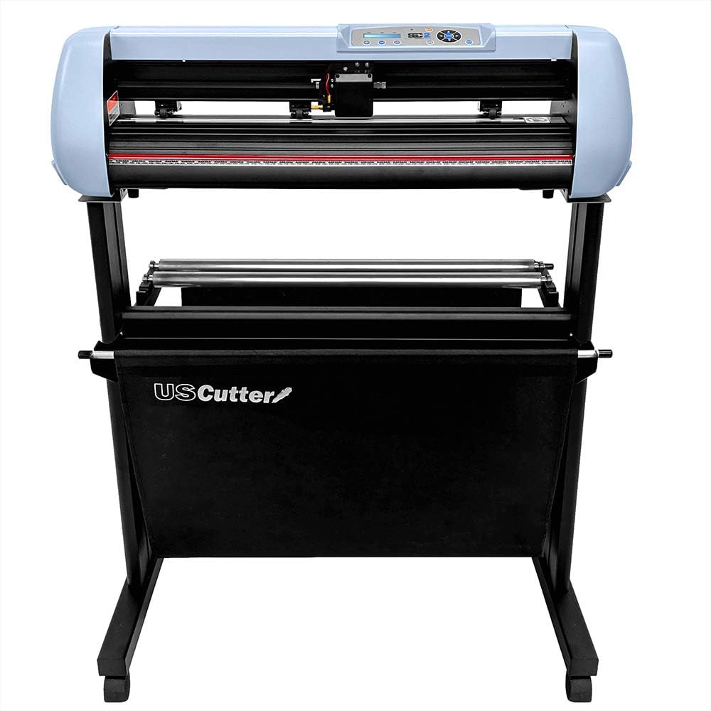 USCutter SC2 – Plotter de vinilo con soporte y cesta de captura, 28 pulgadas con VMC (solo PC)