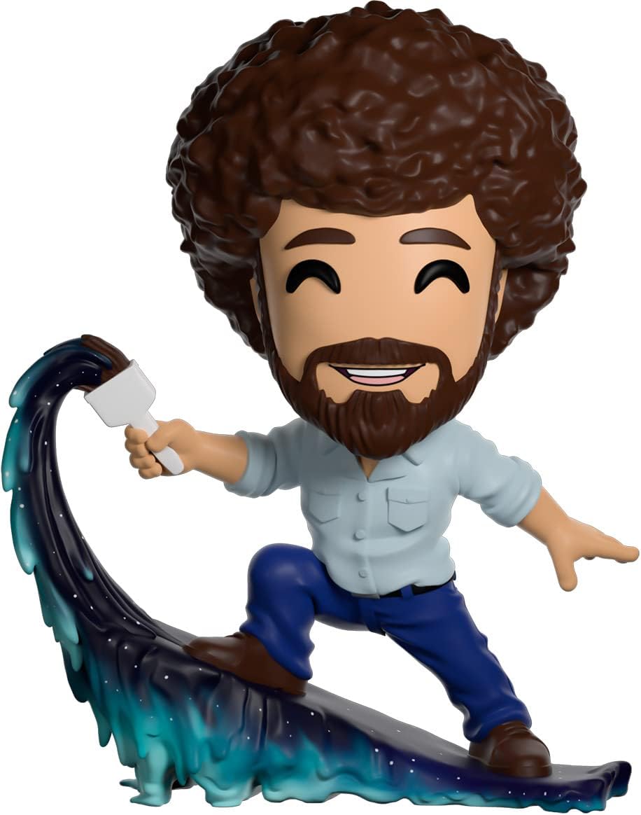 Youtooz Bob Ross Happy Accidents Figura de acción, figura de vinilo de 5 pulgadas – Colección Youtooz Bob Ross