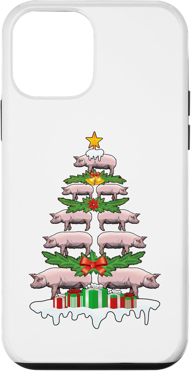 iPhone 12 mini Pig Christmas Tree Pig Owner Xmas Party Pig Lover Case