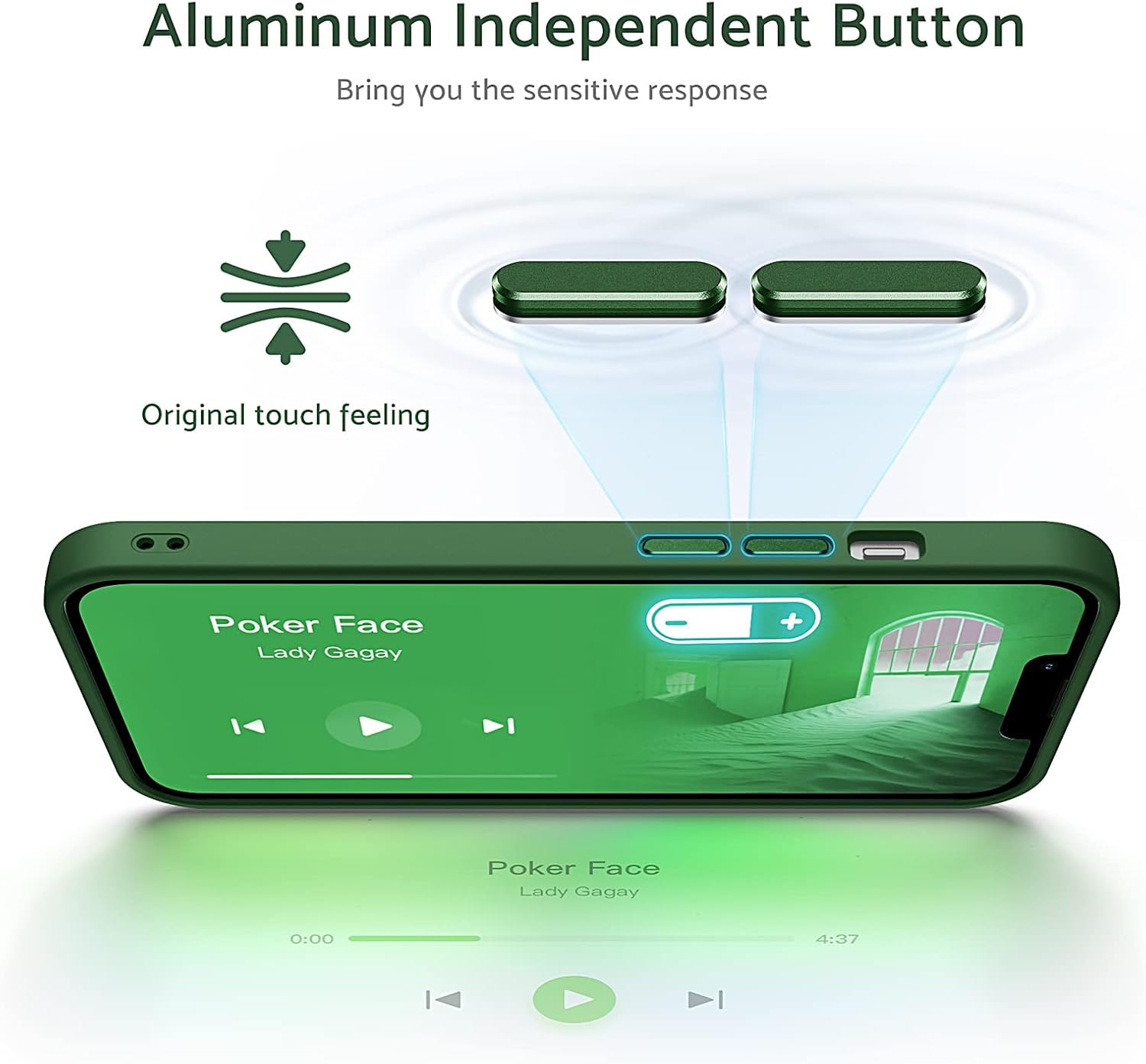 Anqrp Funda diseñada para iPhone 1212 Pro, compatible con Magsafe, funda translúcida de silicona súper suave para iPhone 12 de 6.1 pulgadas, color