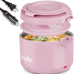 Aotto Lonchera eléctrica, 507080 W, 3 en 1, calentador de alimentos portátil para adultos, 12 V, 24 V, 110 V, calentador de alimentos para Aotto Lonchera eléctrica, 507080 W, 3 en 1, calentador de alimentos portátil para adultos, 12 V, 24 V, 110 V, calentador de alimentos para