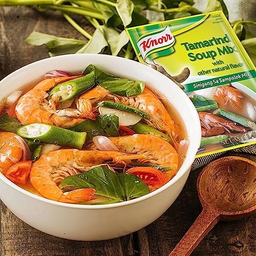 Knorr Mezcla de sopa de tamarindo (Sinigang sa Sampalok Mix), 1.41oz (40g) (paquete de 4)