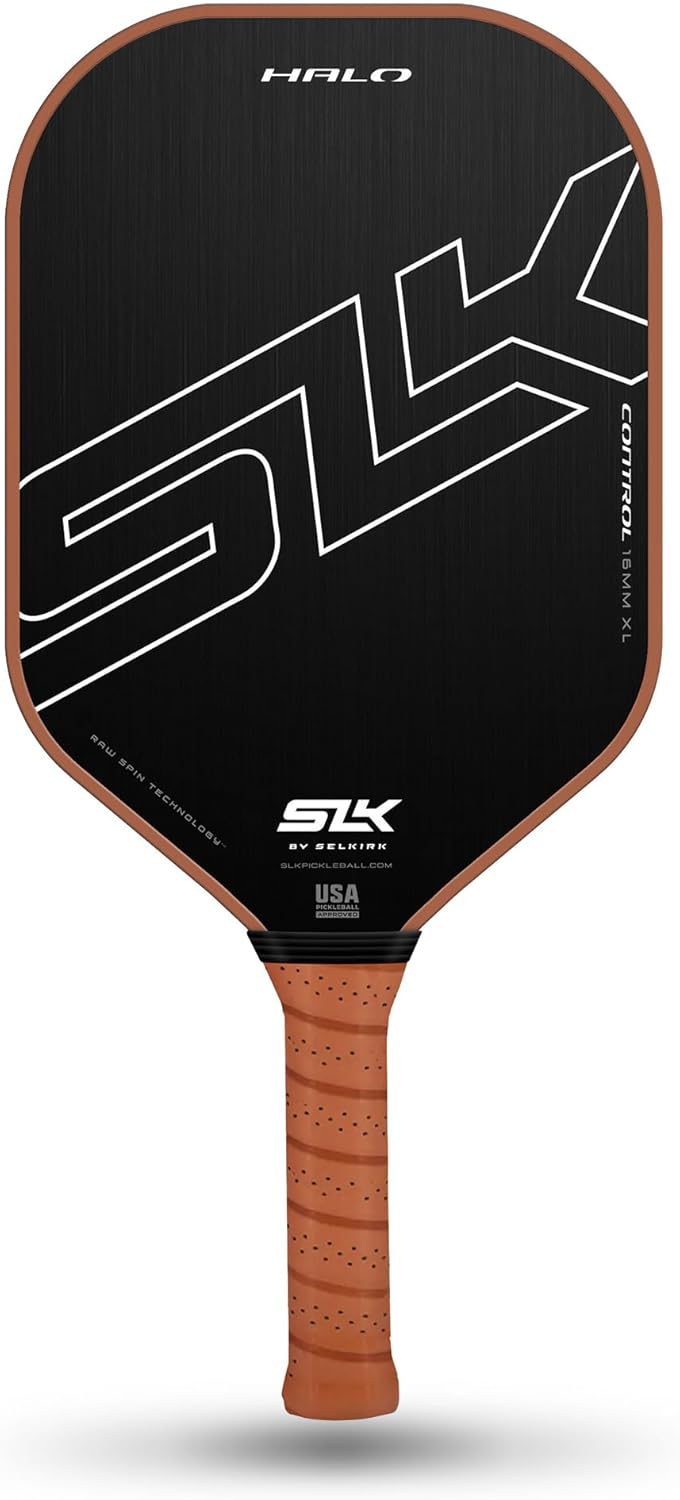 Selkirk SLK 2024 Halo Control y Halo Power Pickleball Paddle  Pala de pickleball de fibra de carbono cruda con un núcleo de polímero de potencia