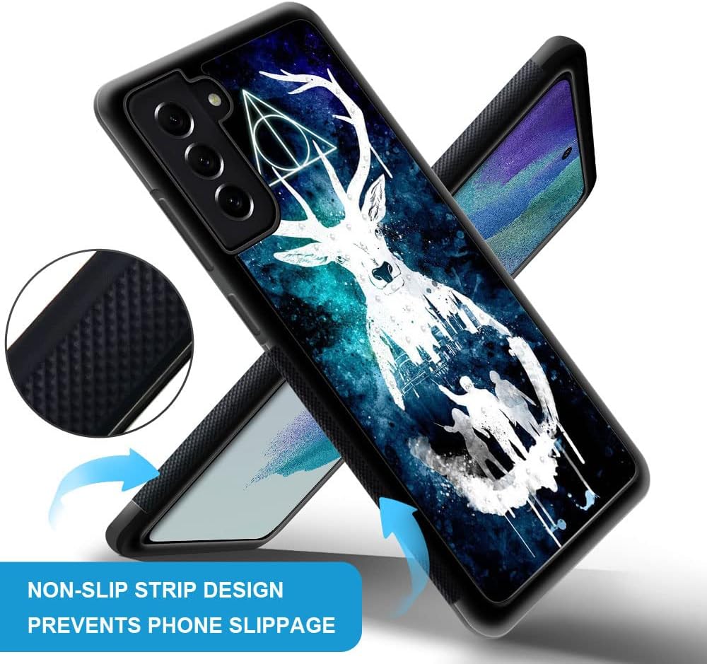CARLOCA Funda compatible con Samsung Galaxy S22 Ultra, película de animación 714, diseño de patrón a prueba de golpes, plexiglás resistente a los