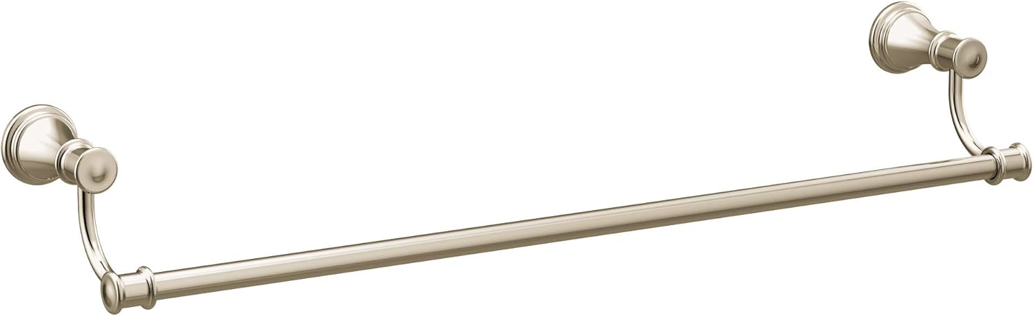 Moen YB6424NL Belfield – Toallero de baño de 24 pulgadas, níquel pulido