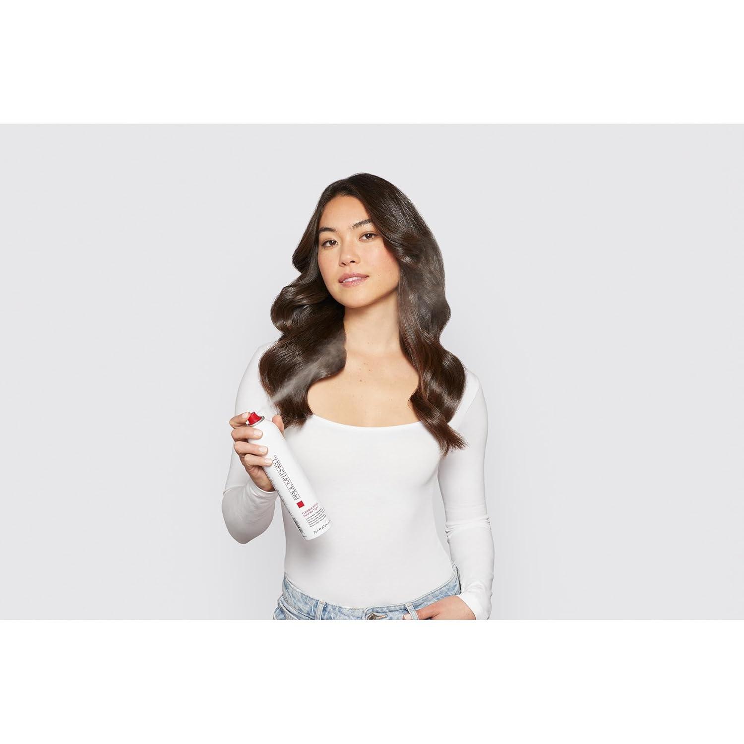 Paul Mitchell Hold Me Tight – Laca para el cabello con acabado fuerte, acabado táctil, para todo tipo de cabello, especialmente fino a mediano, 9.4