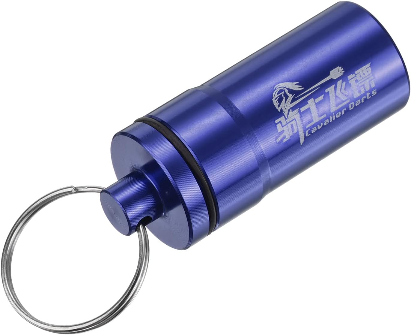 PATIKIL Caja de almacenamiento portátil para accesorios de dardos, soporte de aluminio para puntas suaves con llavero para protectores de vuelo de