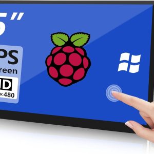 HMTECH 5 ” Raspberry Pi pantalla táctil Monitor 800×480 HDMI con pantalla IPS pantalla LCD para Raspberry Pi 400432ZeroBB+, Banana Pi, Jetson Nano, HMTECH 5 ” Raspberry Pi pantalla táctil Monitor 800×480 HDMI con pantalla IPS pantalla LCD para Raspberry Pi 400432ZeroBB+, Banana Pi, Jetson Nano,