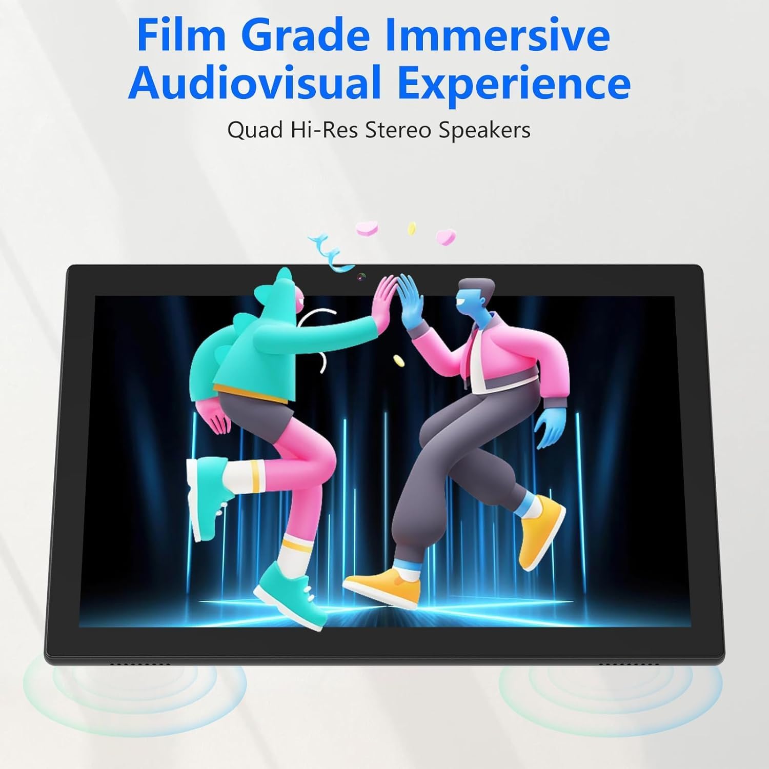 Tablet Android 12 con teclado de 10 pulgadas, 2 en 1, incluye estuche lápiz óptico OTG, 4 GB de RAM+64 GB de ROM, batería de 6000 mAh, cámara dual,
