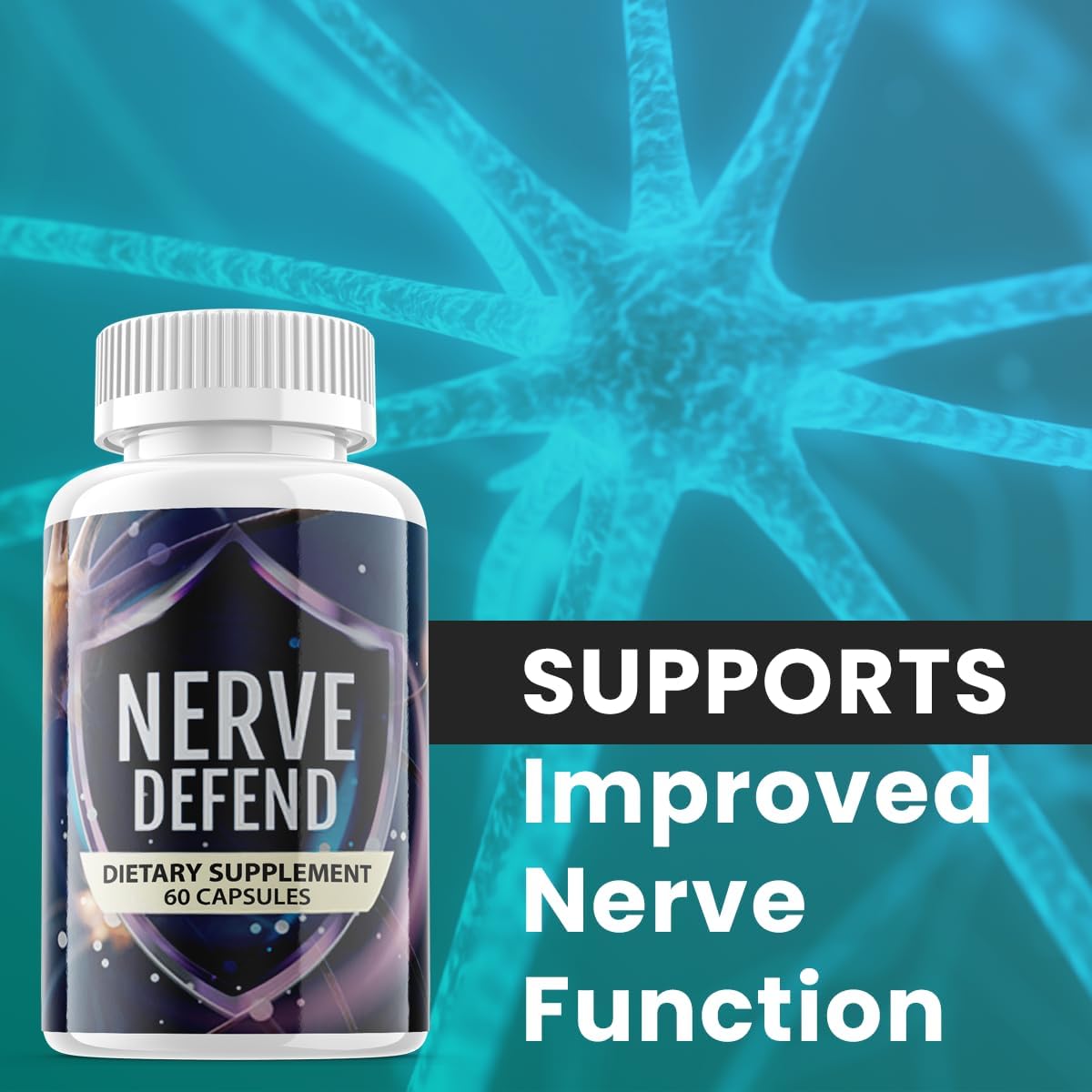 Nerve Defend Advanced Formula Suplemento Cápsulas (2 unidades) – Nerve Defend Advanced Support Pills (120 cápsulas)