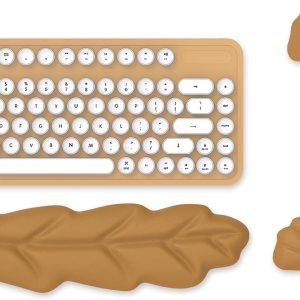 iCasso Juego de reposamuñecas para teclado, almohadilla ergonómica de espuma viscoelástica para teclado y mouse, fácil de escribir y aliviar el iCasso Juego de reposamuñecas para teclado, almohadilla ergonómica de espuma viscoelástica para teclado y mouse, fácil de escribir y aliviar el