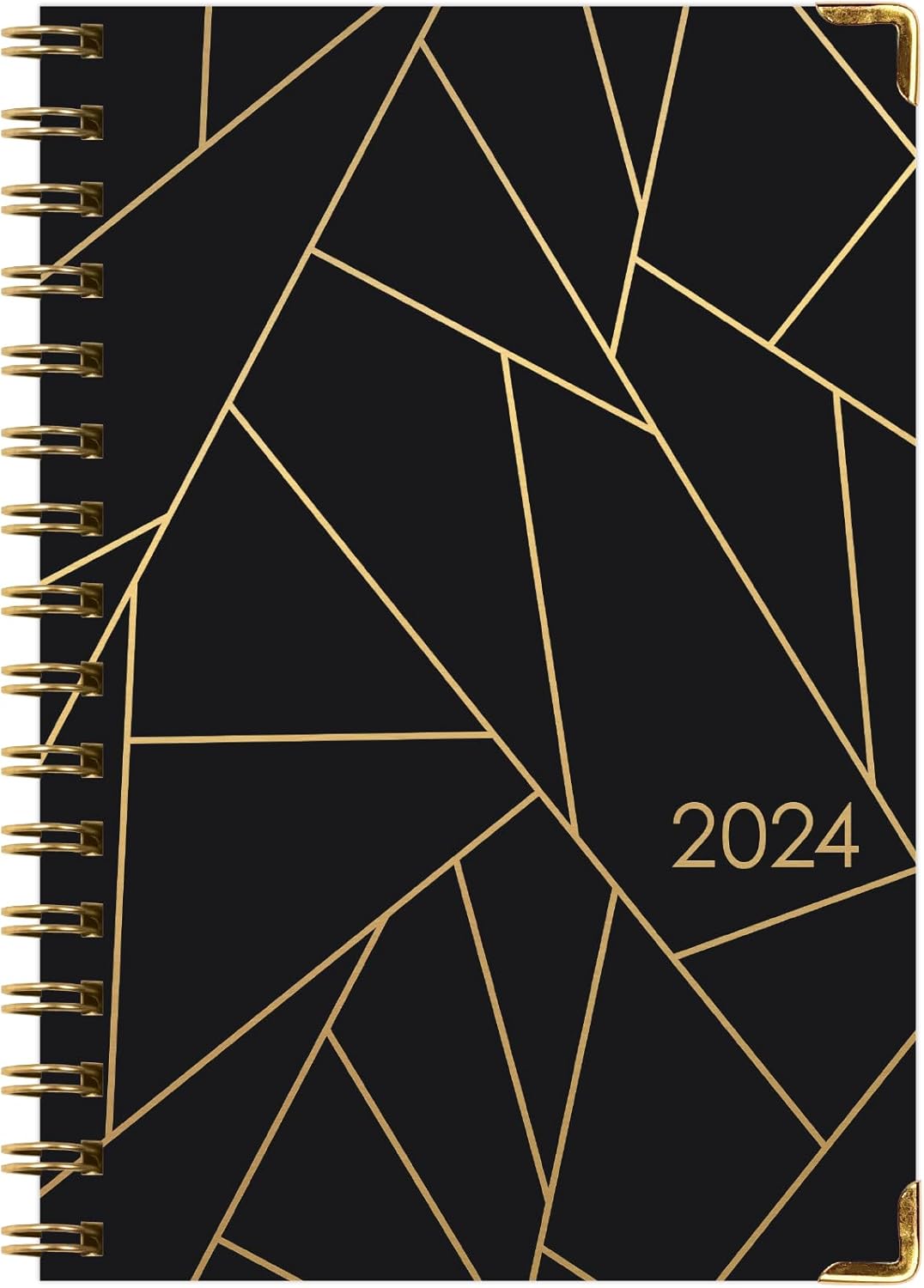 Agenda 2024 de tapa dura (noviembre de 2023 a diciembre de 2024) Agenda diaria semanal mensual de 5.5 x 8 pulgadas, agenda anual. Marcapáginas,