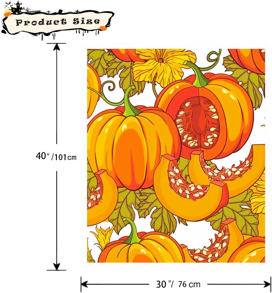 Manta decorativa de otoño para bebé, manta de forro polar para otoño, manta de calabaza naranja para niños pequeños, cuna, sofá, manta ligera y