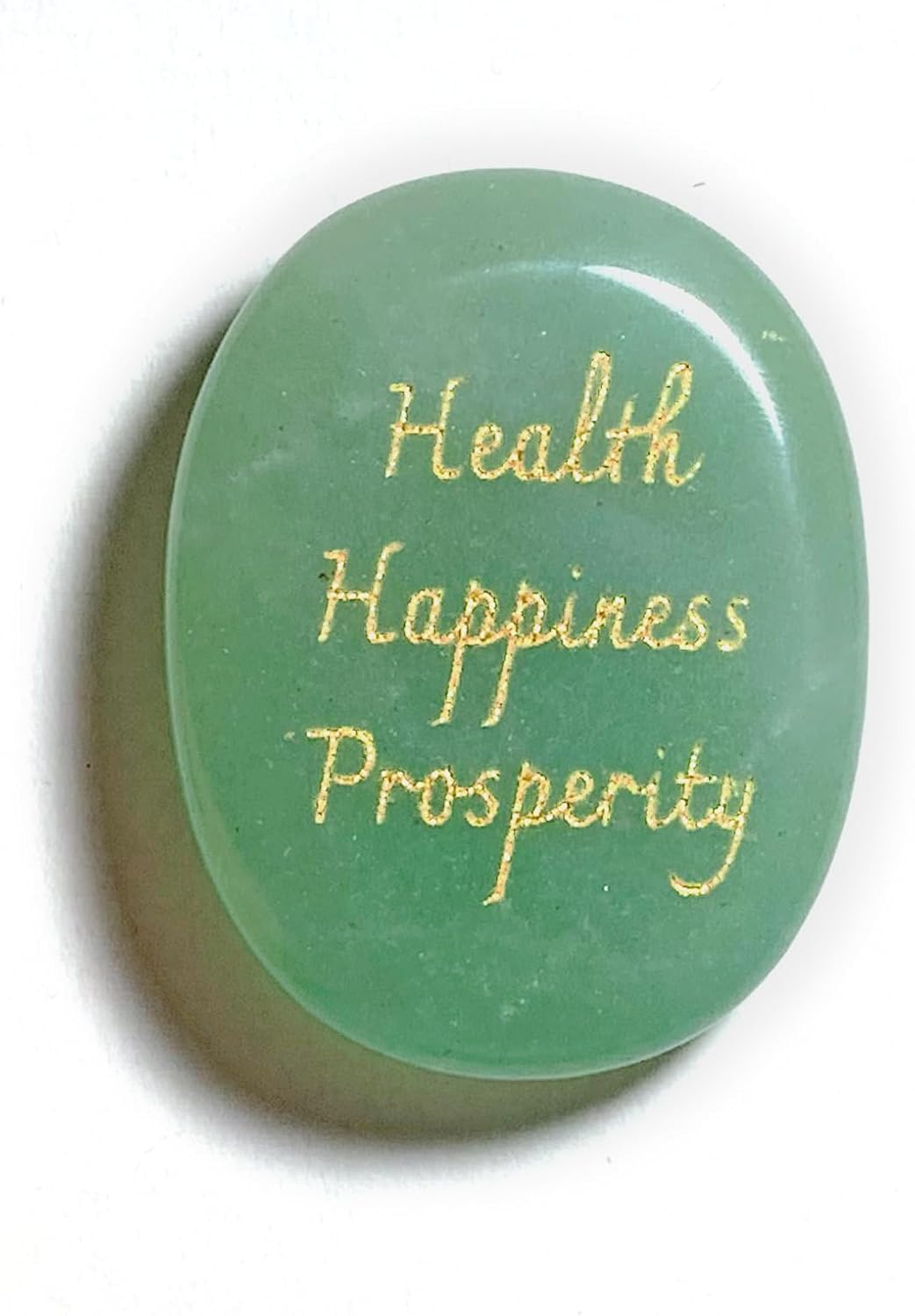 Cristal calmante de jade natural, regalos únicos de cumpleaños, afirmaciones positivas, regalo de Navidad de la suerte, regalos inspiradores de Año