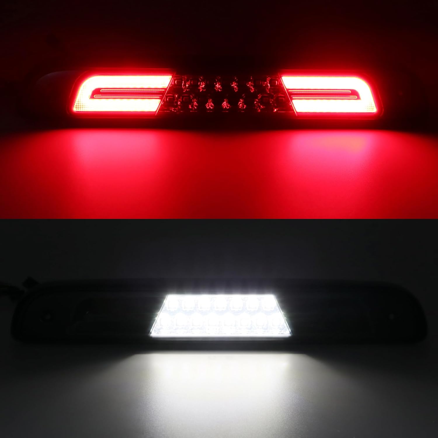 Tercera tercera luz de freno LED compatible con F150 y F250 94-96para F250 HD 97para f350 94-97para Bronco 92-96 ensamblajes de luz de freno de