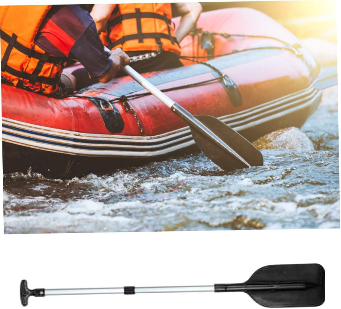 Mednkoku Paleta telescópica de 21 a 42 pulgadas de longitud ajustable tipo canoa portátil retráctil remos de barco al aire libre Kaya Safe Boat
