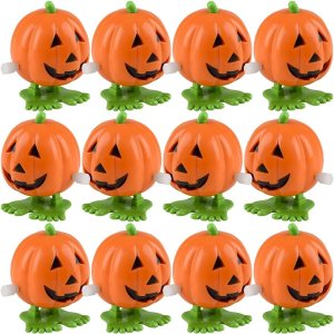 ArtCreativity Juego de 12 juguetes de calabaza de Halloween, para niños y adultos, golosinas de Halloween sin dulces y rellenos de bolsas de ArtCreativity Juego de 12 juguetes de calabaza de Halloween, para niños y adultos, golosinas de Halloween sin dulces y rellenos de bolsas de