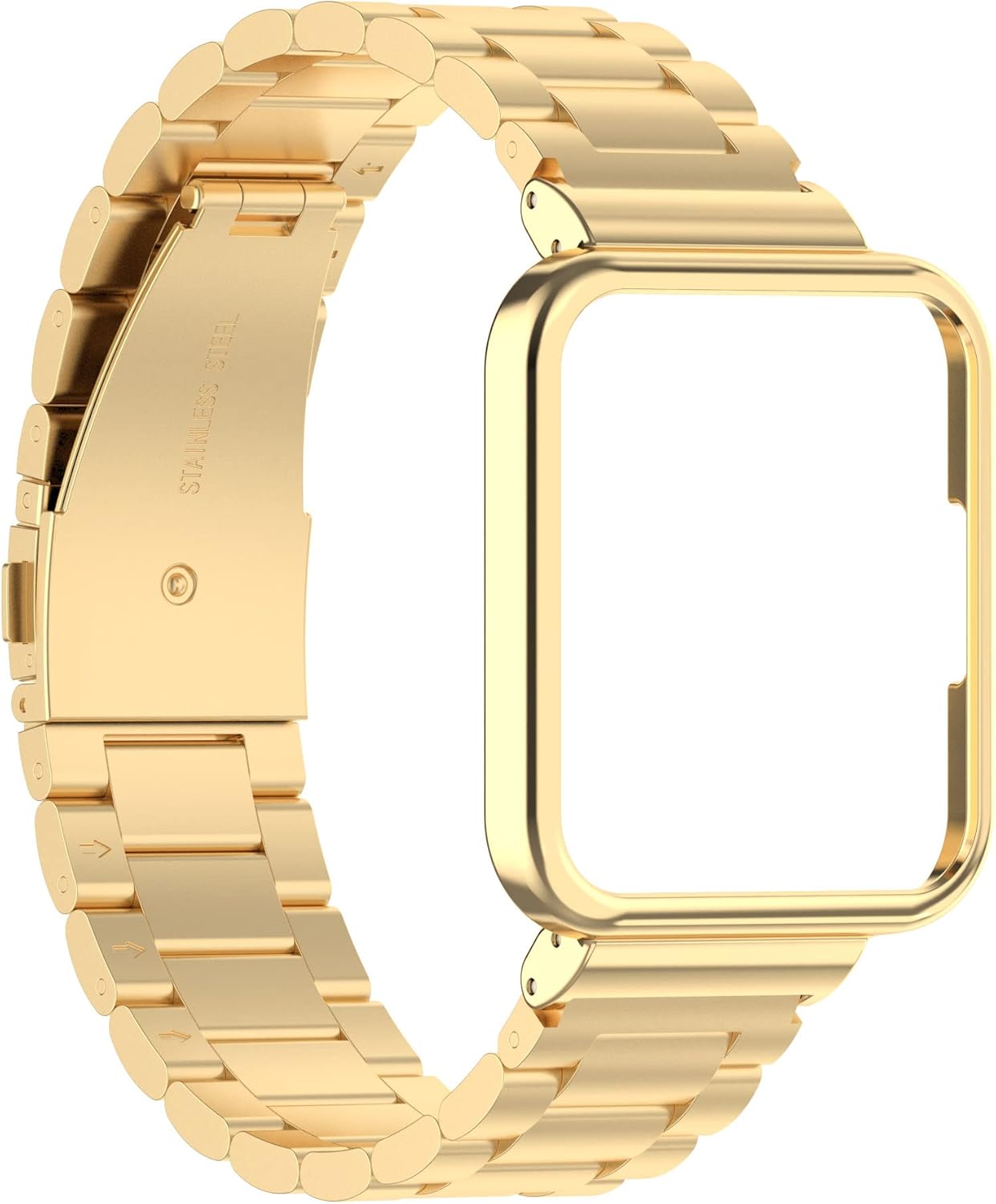 Correas de reloj compatibles con Xiaomi Mi Redmi Watch 2 Lite ajustables de acero inoxidable sólido correas de repuesto para Xiaomi Mi Redmi Watch 2