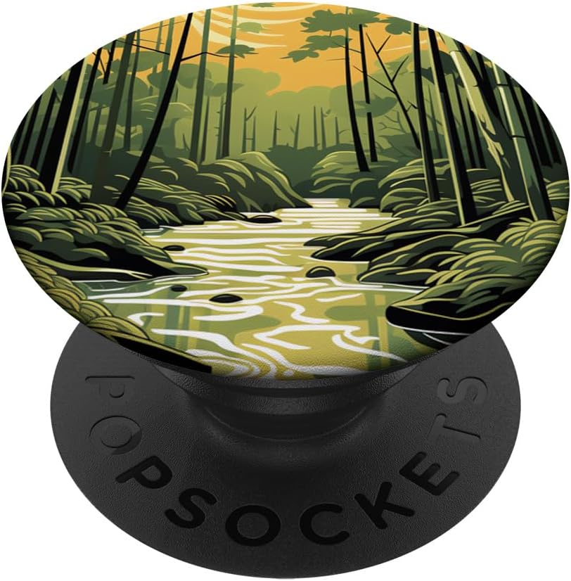Bamboo Brilliance A Symphony of Forest Colors PopSockets Standard PopGrip
