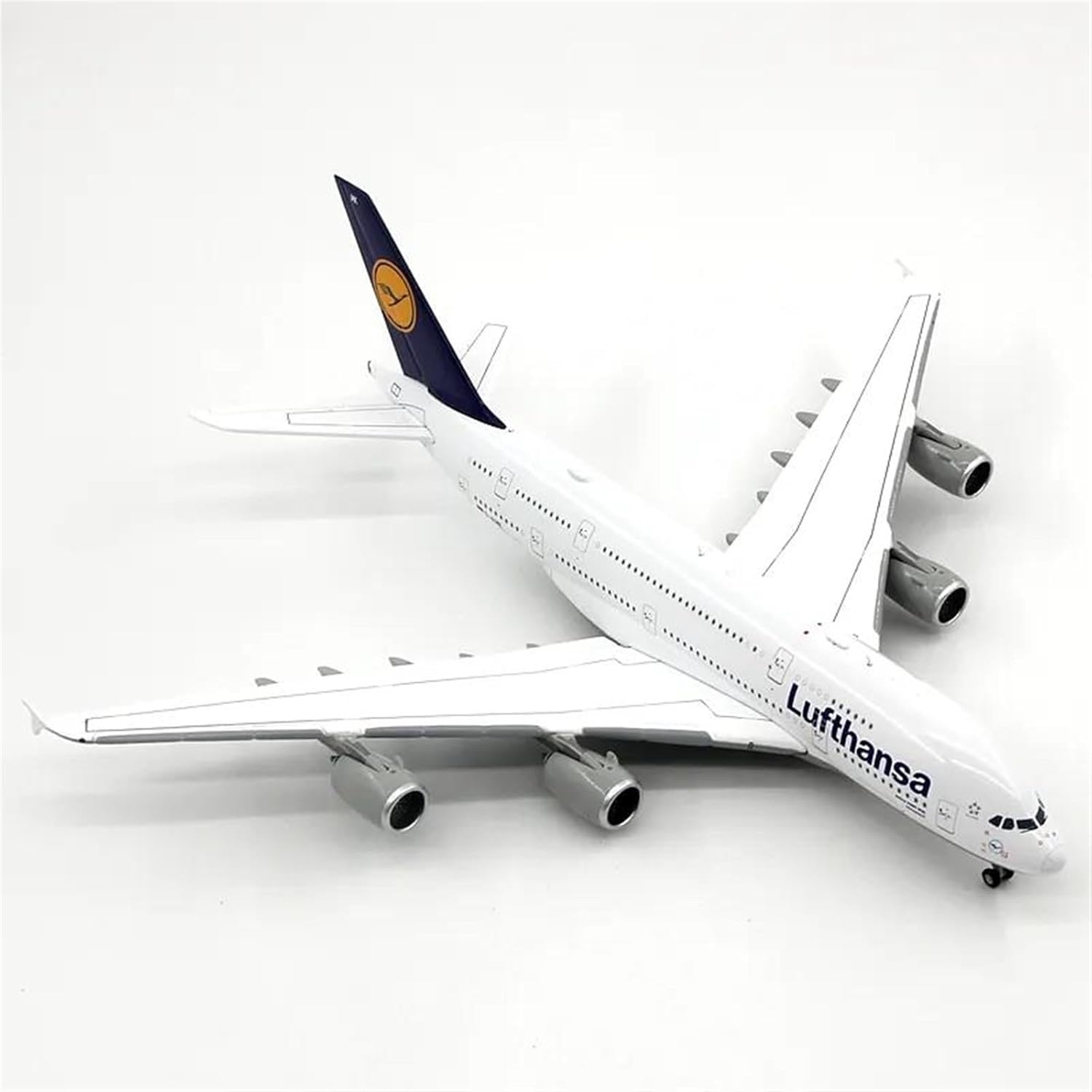 Escala modelo de avión 1400 para avión Lufthansa Airbus A380 modelo de avión de aleación modelo de aeronave Modelo de avión Modelo de avión