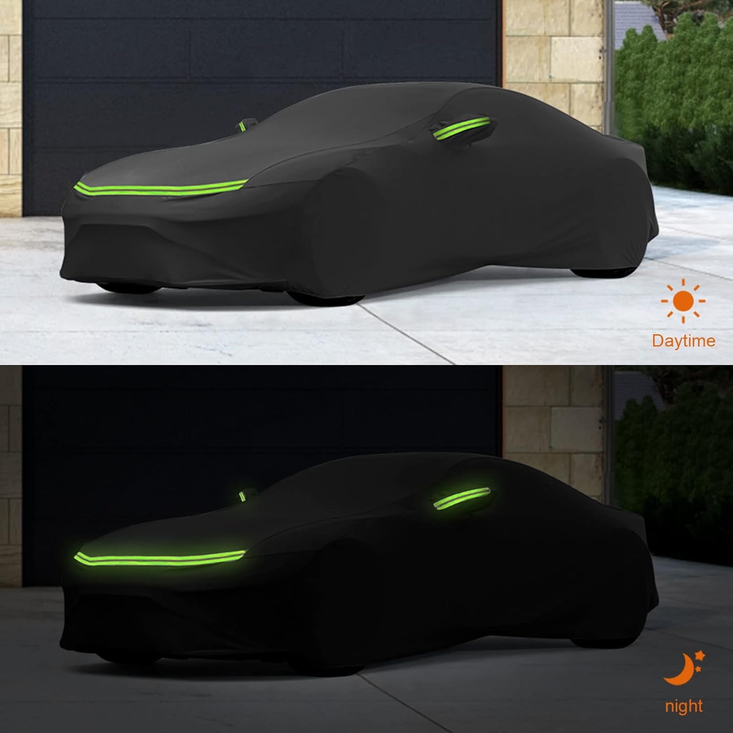 Funda de automóvil compatible con Mazda MX-5 Miata 1998-2019 2020 2021, 6 capas resistente al agua, cubierta negra a prueba de polvo (1998-2021)