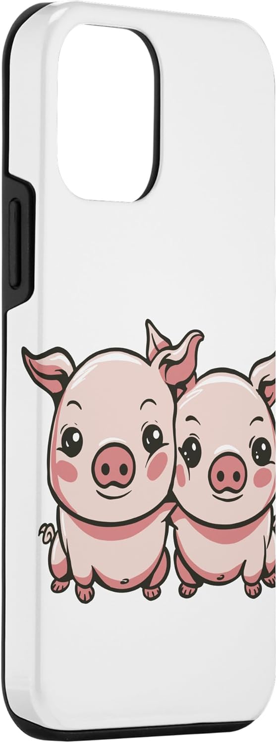 Funda para iPhone 12 mini Cute Pig Animals Anime