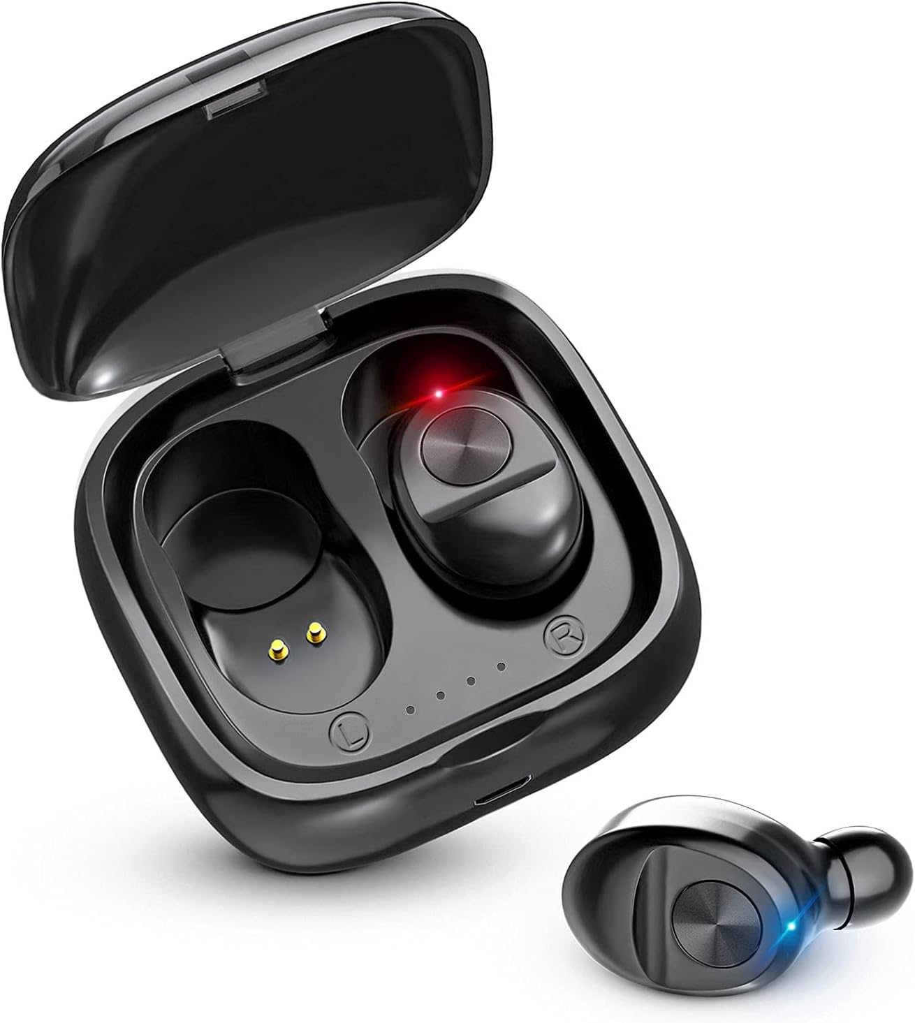 Auriculares inalámbricos Bluetooth 5.0 XG12 TWS estéreo Auriculares deportivos Airbuds Gaming Headset con micrófono para xiaomi Samsung, oscuro