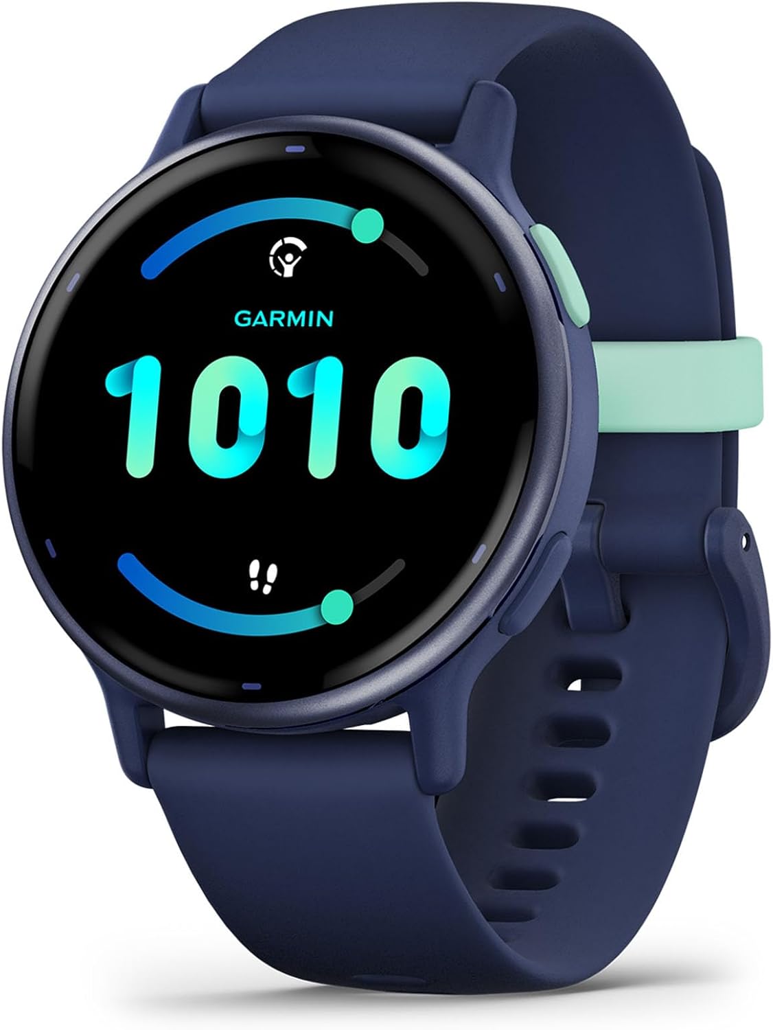 Garmin vívoactive 5, reloj inteligente GPS de salud y fitness, pantalla AMOLED, hasta 11 días de batería, azul marino