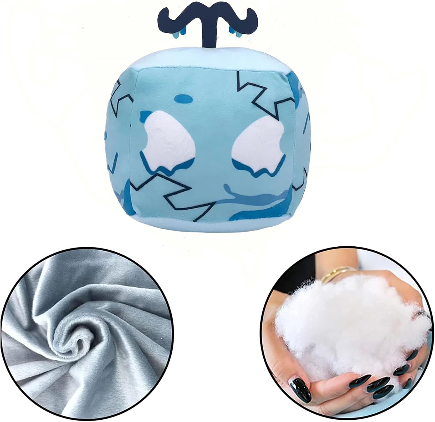2 juguetes de peluche Blox, 8.5 pulgadas, la sombra de hielo, juguete de peluche para fanáticos, suave Kawaii para abrazar, almohada de peluche,