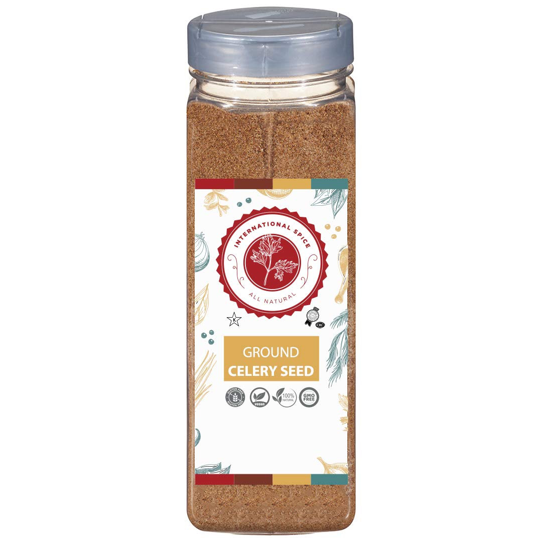 Semilla de apio molido – Calidad de restaurante – Botella de 16 onzas