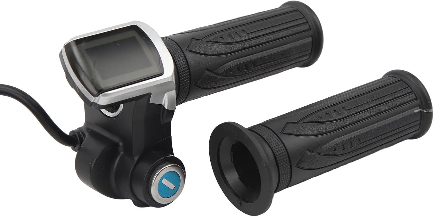 Alomejor Kit de controlador de bicicleta eléctrica 24 V 800 W con pantalla cuadrada Pantalla digital acelerador agarre para triciclos eléctricos
