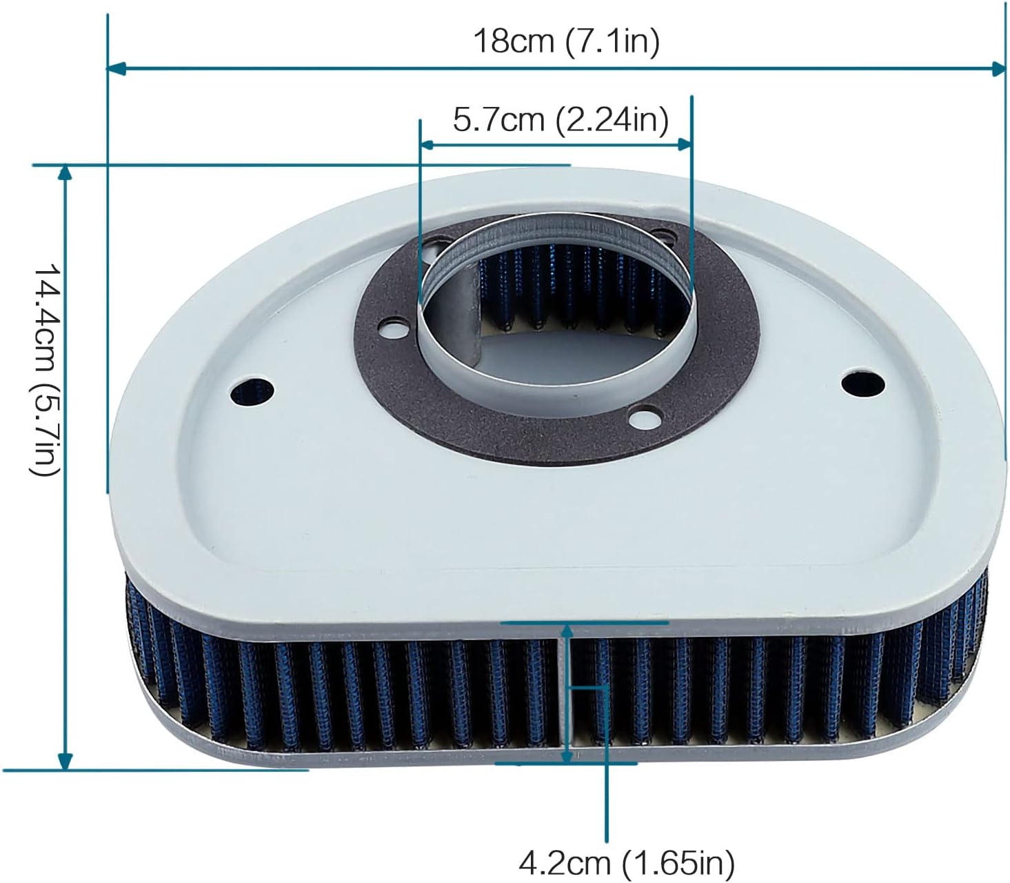 HD-1499 29461-99 Filtro de aire para Harley Davidson Road King 1999-2015 Electra Glide Dyna Street Heritage Softail Classic FatBoy Springer Softail