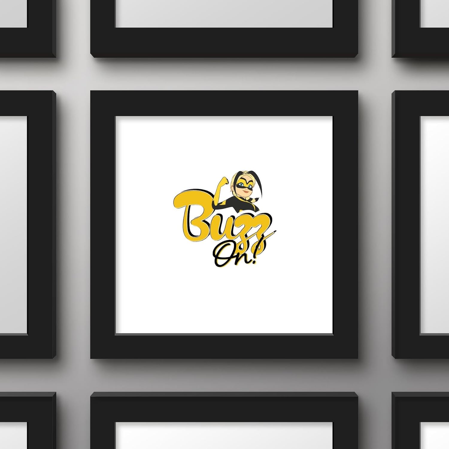 Trends International Gallery Pops Miraculous Tales of Ladybug & Cat Noir – Póster de pared de Queen Bee Buzz On Wall Art, 12.00 x 12.00 pulgadas,