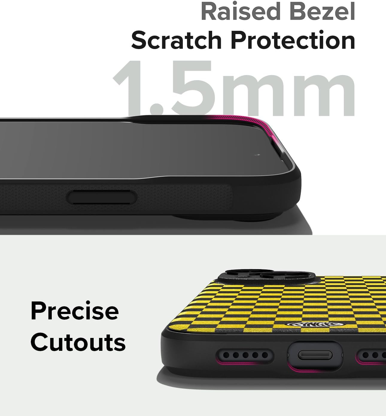 Ringke Onyx Se siente bien en la mano Funda compatible con Phone 2023 PL, tecnología antihuellas, antideslizante, agarre mejorado, a prueba de