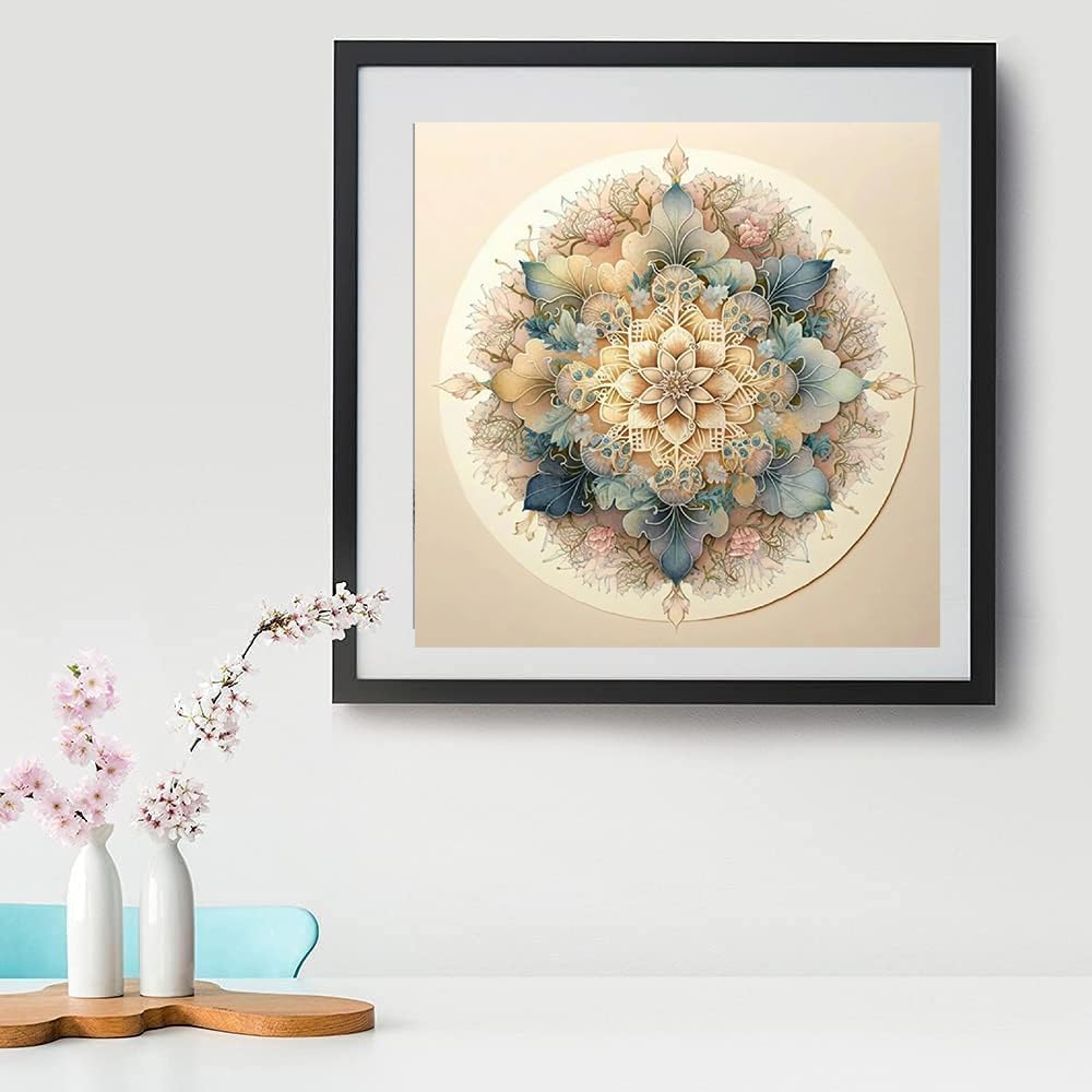 EIBEILI Kits de pintura de diamantes para adultos, mandala DIY 5D, kits de arte de diamantes para niños, puntos de diamante para adultos, kits de