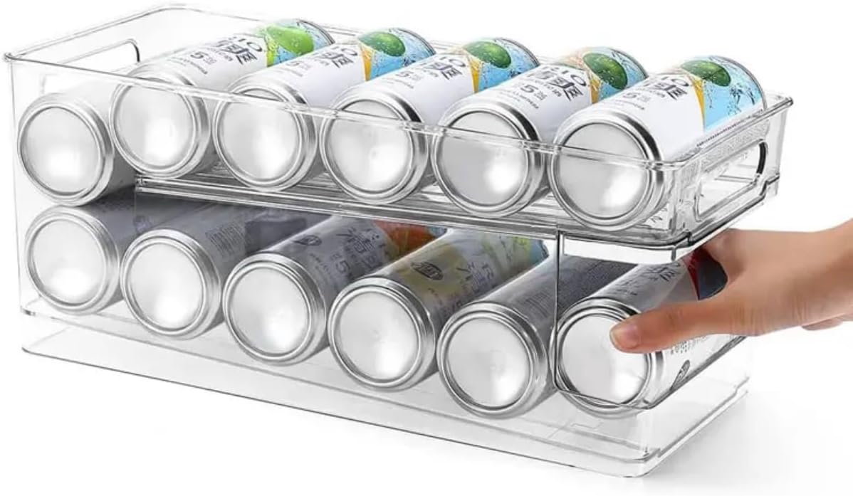 organizador de latas para refrigerador