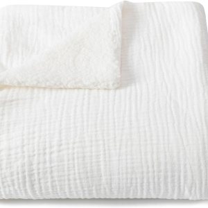 Boucle – Manta de bebé, mantas neutras y acogedoras para niños y niñas, mantas de muselina bohemia de algodón y boucle para guardería, mantas de Boucle – Manta de bebé, mantas neutras y acogedoras para niños y niñas, mantas de muselina bohemia de algodón y boucle para guardería, mantas de