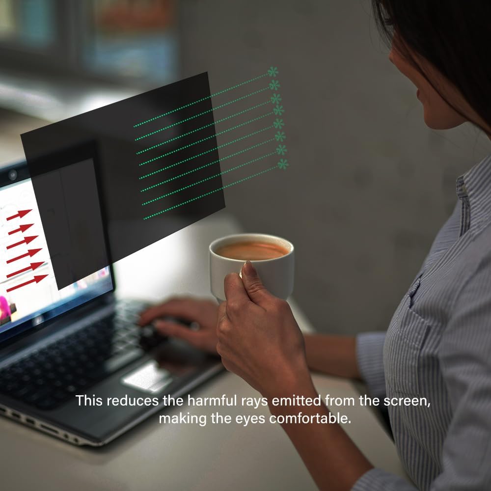 24 pulgadas – Relación de aspecto 169  Filtro de pantalla de privacidad de computadora para monitor de pantalla ancha  Anti-reflejo  Película