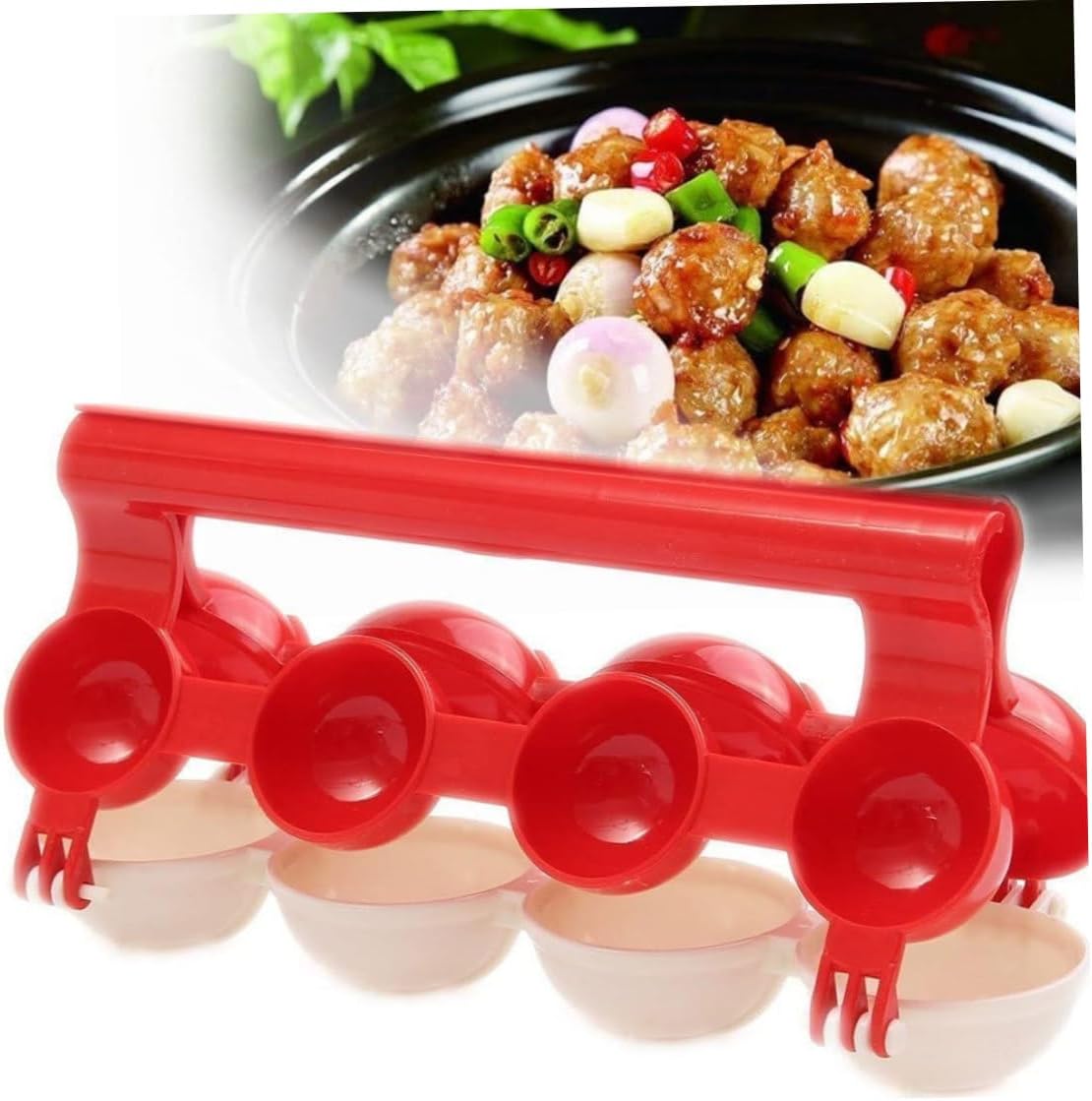 BUJIATANG Albóndigas Fabricante De Albóndigas Bolas De Pescado Molde Creativo De Bolas De Carne De Pescado Fabricante Casero De Bricolaje Molde