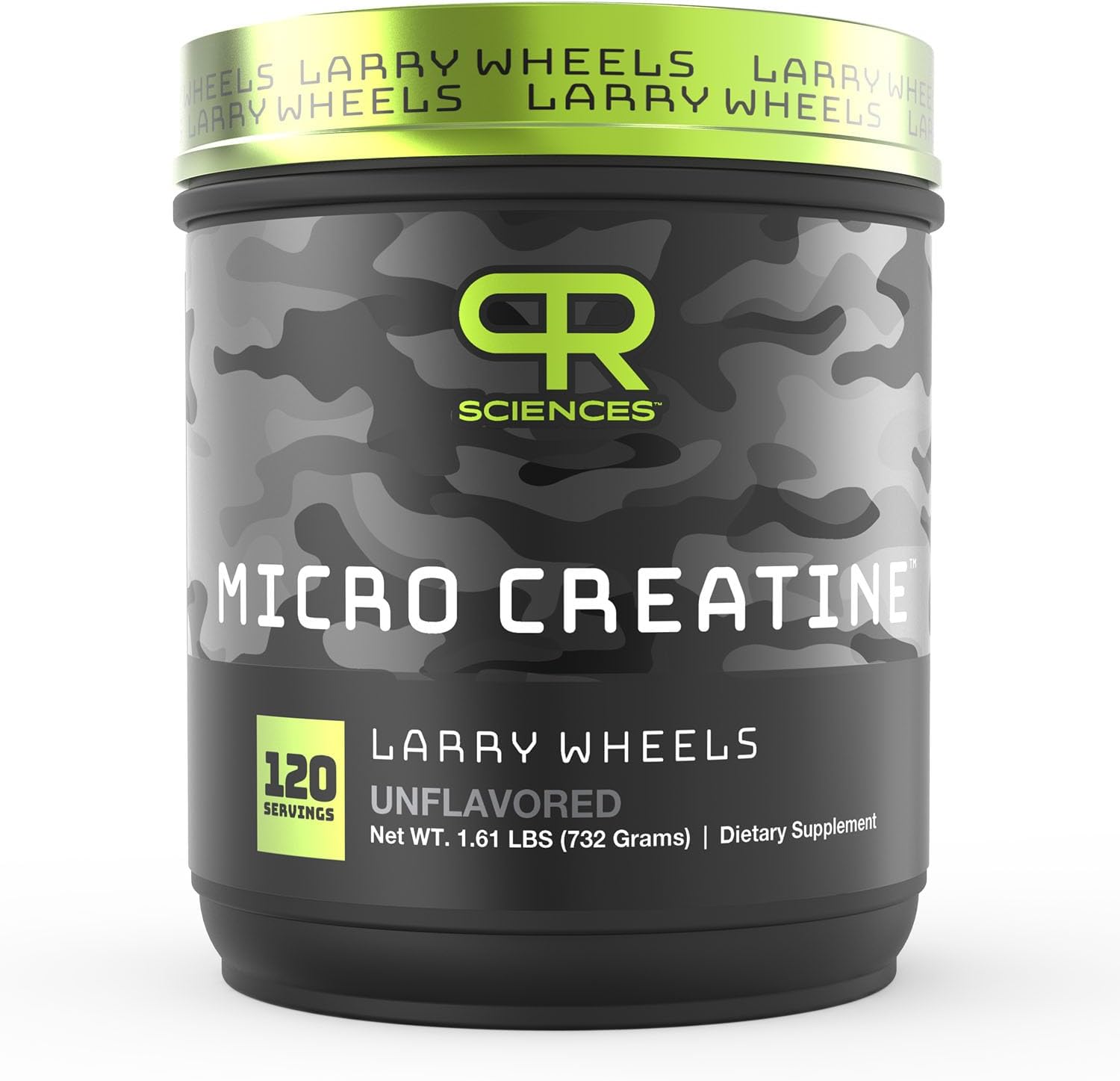 Larry Wheels’ – Polvo de creatina para antes del entrenamiento y después del entrenamiento, polvo que aumenta los músculos para hombres y mujeres,